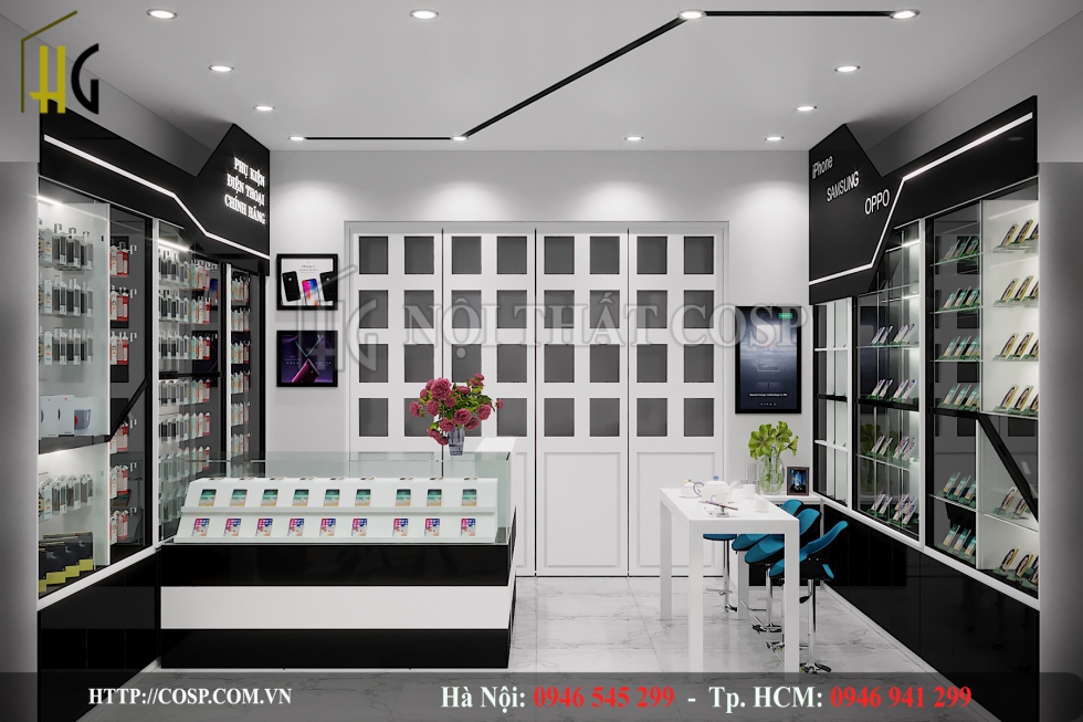 Thiết kế shop điện thoại anh Đạt